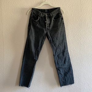 grlfrnd stovepipe crop jeans